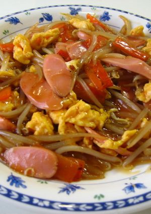 もやしと魚肉ソーセージの炒め物-レシピのメイン写真