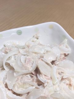 タマネギとツナのサラダ~マヨネーズ和え~-レシピのメイン写真