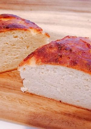 ごはんでふっかふか優しい甘さの無糖パン♪-レシピのメイン写真