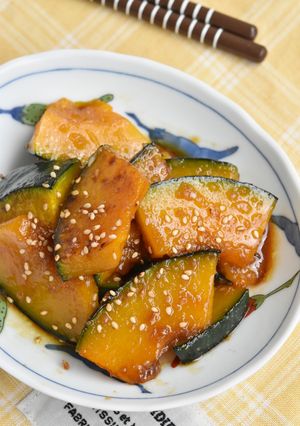 かぼちゃのガーリック照り焼き【作り置き】-レシピのメイン写真
