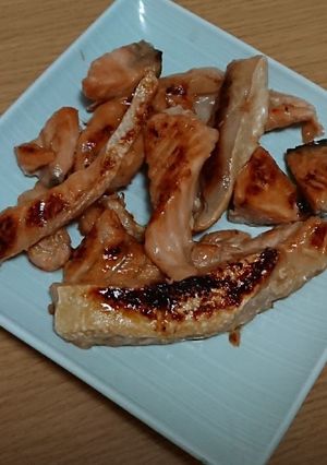 鮭ハラスの醤油漬け-レシピのメイン写真
