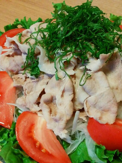 冷しゃぶサラダ(豚肉の茹で方)-レシピのメイン写真