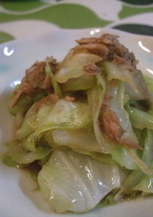 春キャベツで！艶々シーチキン煮(^^♪-レシピのメイン写真
