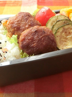煮込みハンバーグののっけ弁当-レシピのメイン写真