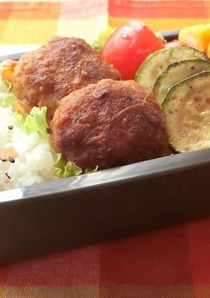 煮込みハンバーグののっけ弁当-レシピのメイン写真