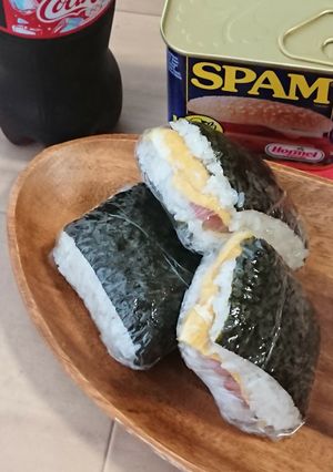 スパムおにぎり★ポークとたまご-レシピのメイン写真