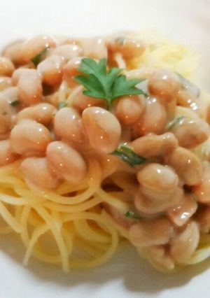 冷製納豆パスタ-レシピのメイン写真