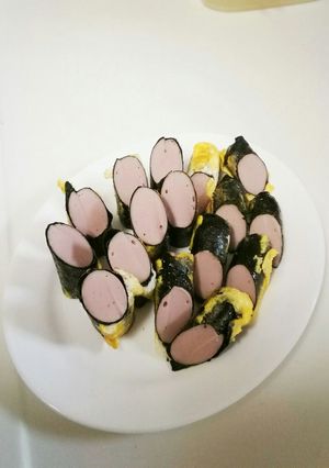 海苔巻き魚肉ソ-レシピのメイン写真