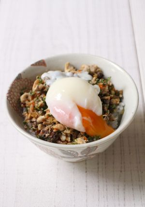 大葉とサバのそぼろ丼-レシピのメイン写真