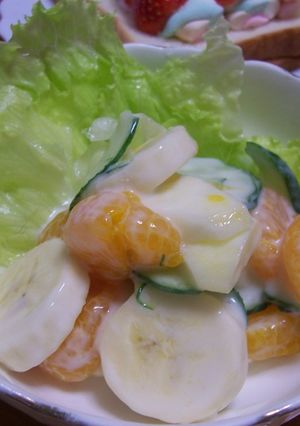 ♡給食の味♡フルーツヨーグルトサラダ-レシピのメイン写真