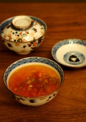 トマトあんかけ茶碗蒸し-レシピのメイン写真