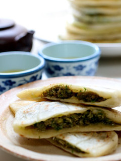 餃子の餡で作る「餡餅(シャンピン)」-レシピのメイン写真