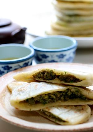 餃子の餡で作る「餡餅（シャンピン）」-レシピのメイン写真