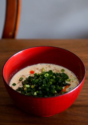 10分で完成！豆漿トウジャン風豆乳スープ-レシピのメイン写真