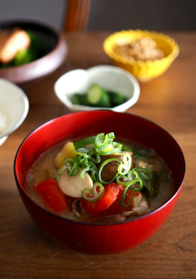 夏野菜の豚汁-レシピのメイン写真