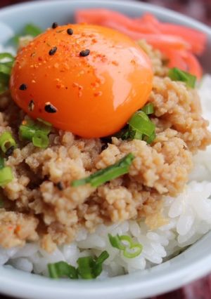 鶏そぼろ【生姜味噌】-レシピのメイン写真