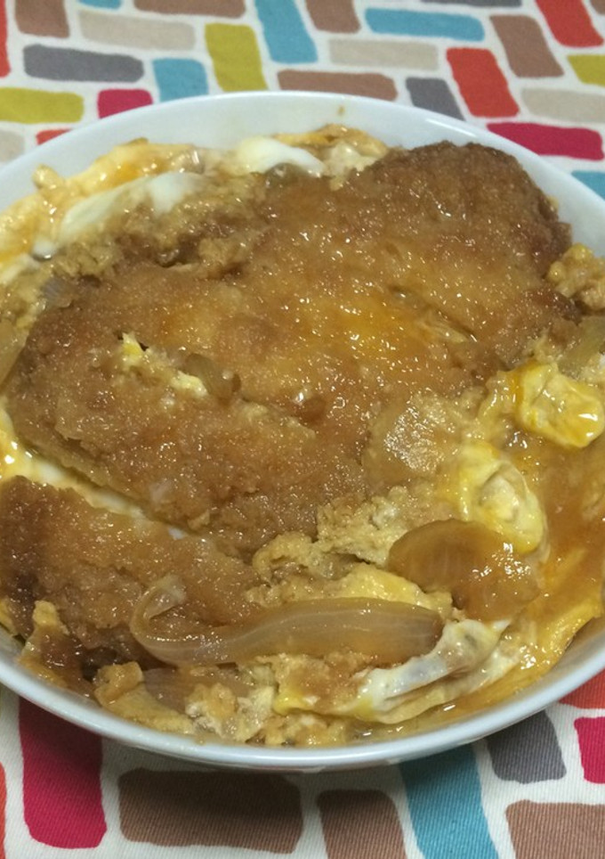 超簡単☆甘辛！旨い！定食屋のロースかつ丼-レシピのメイン写真