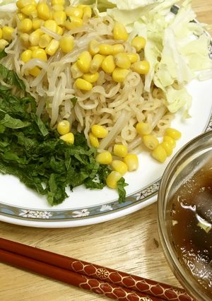 サッポロ一番で冷しベジサララーメン-レシピのメイン写真