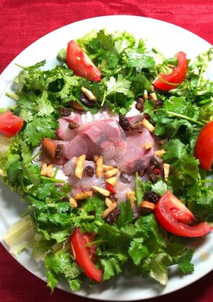 海鮮パクチーサラダ-レシピのメイン写真