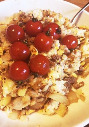 ミニトマトチャーハン-レシピのメイン写真