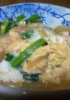 めんつゆで☀麩とほうれん草の卵とじ-レシピのメイン写真