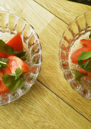 トマトと大葉のレモン風味ドレッシング-レシピのメイン写真