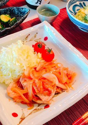 固くならない★玉ねぎ入り生姜焼き-レシピのメイン写真