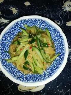 簡単美味しい中華クラゲと胡瓜の和え物-レシピのメイン写真