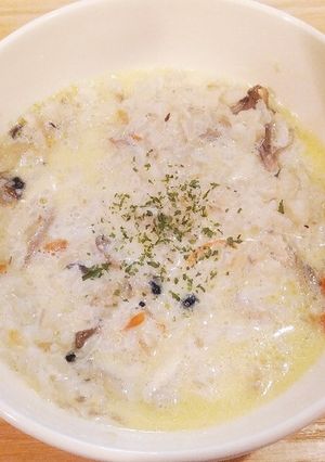 レンジで簡単チーズリゾット☆5分で完成-レシピのメイン写真