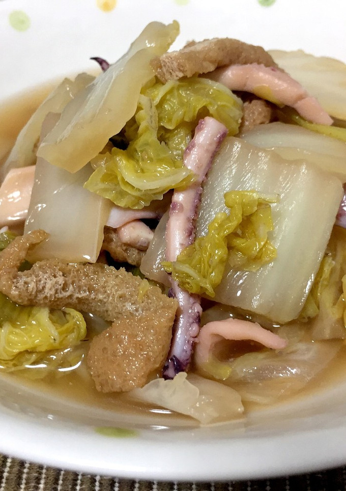 スルメイカと白菜の簡単煮-レシピのメイン写真