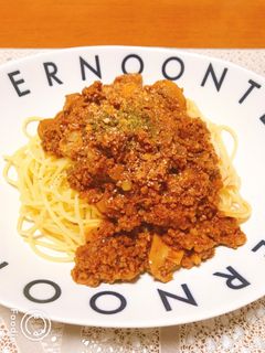 野菜ジュースで簡単♡ミートソースパスタ♡-レシピのメイン写真