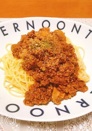 野菜ジュースで簡単♡ミートソースパスタ♡-レシピのメイン写真