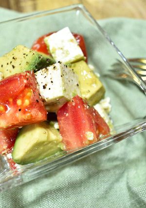 切って和えるだけ！豆腐とアボカドトマト-レシピのメイン写真