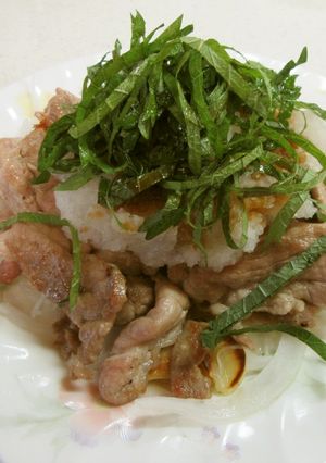 豚肉の大葉おろしかけ-レシピのメイン写真
