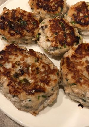 鶏つくねハンバーグ-レシピのメイン写真