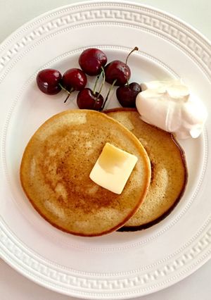 ヘルシー♪ 米粉のパンケーキ-レシピのメイン写真