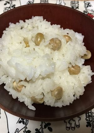 いつでもかんたん青豆ごはん〜乾燥豆で-レシピのメイン写真