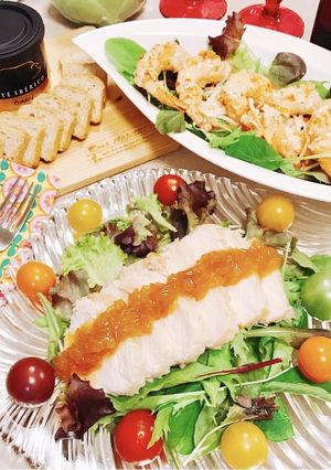 材料3つ！極柔！マーマレードde鶏ハム♪-レシピのメイン写真