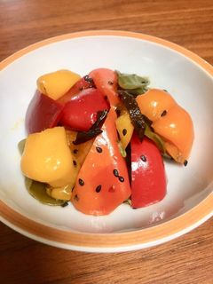 カラーピーマンとベーコンのきんぴら-レシピのメイン写真