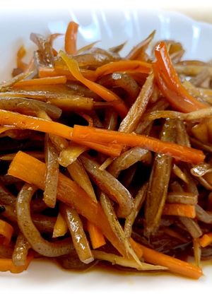 美味しく食物繊維を取ろう!うまうま金平-レシピのメイン写真