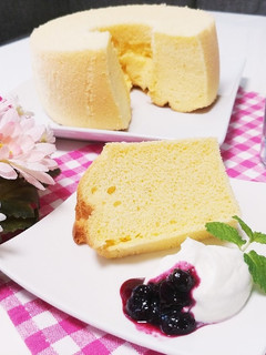 米粉で♪プレーンシフォンケーキ-レシピのメイン写真