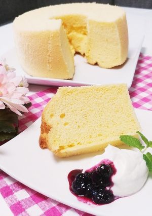 米粉で♪プレーンシフォンケーキ-レシピのメイン写真