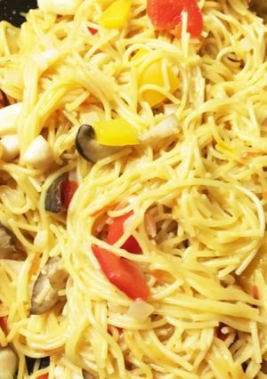 S&Bシーズニングで作るパスタパエリア-レシピのメイン写真