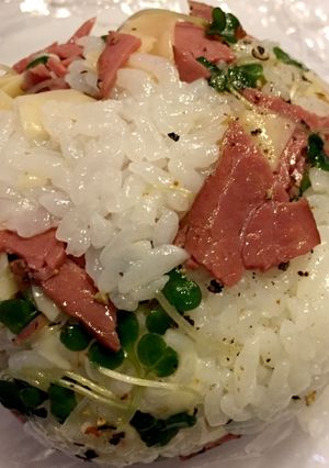 ペッパービーフとチーズのおにぎり-レシピのメイン写真
