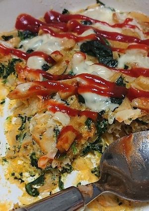 残り物フライドポテトでオムレツ-レシピのメイン写真