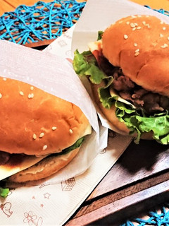 簡単!子供喜ぶ!【焼肉チーズバーガー】-レシピのメイン写真