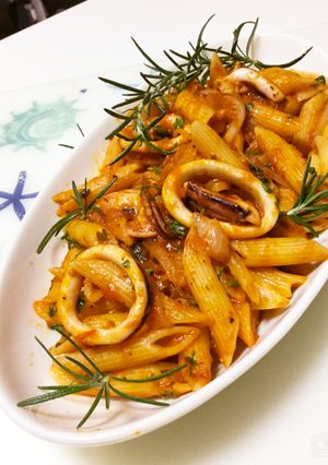 簡単☆イカとペンネのトマトソース-レシピのメイン写真