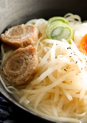 自宅で簡単！そうめんでさっぱりラーメン-レシピのメイン写真