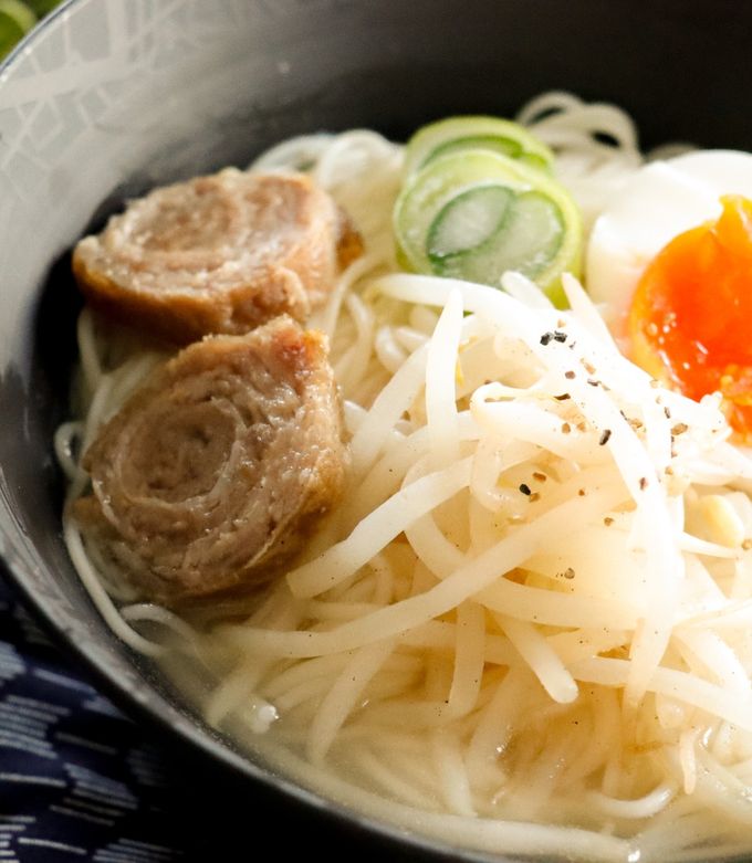 自宅で簡単！そうめんでさっぱりラーメン-レシピのメイン写真