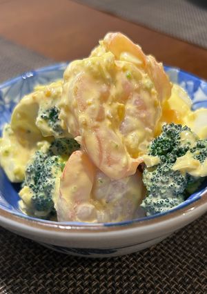 ブロッコリーとエビのタルタルサラダ-レシピのメイン写真